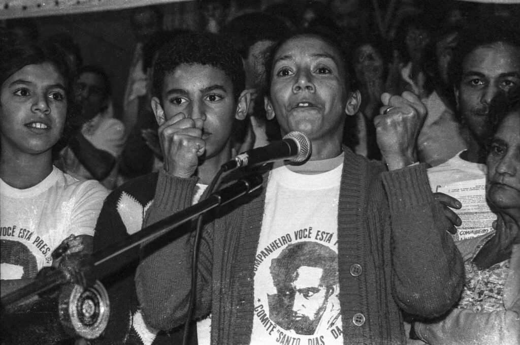 ESPOSA OPERARIO METALURGICO  SANTO DIAS ASSASSINADO PELA DITADURA, 1980
