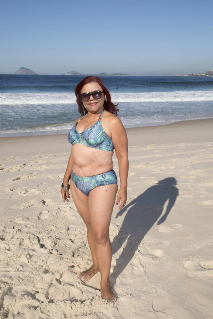 Senhoras de Biquíni. Graciara Casimiro dos Santos Mello, 68 anos. Foto Simone Marinho.